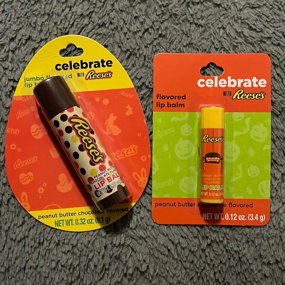 🍫🥜Reese’s Flavored Lip Balms🥜🍫